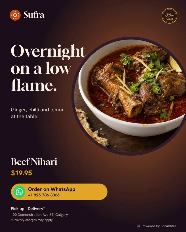 Tuesday post: Beef Nihari, $19.95